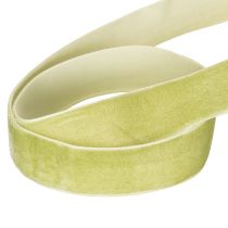 Artikel Dekoband Samtband 20 mm 10 m Salbeigrün für Geschenk- und Wohnraumdekoration