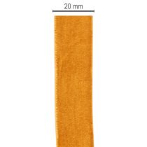 Artikel Samtband aus Polyamid 20mm 10m Terracotta