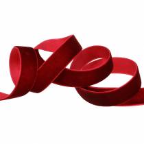 Artikel Samtband Dunkelrot 20mm x 10m Polyamid Dekoband für Geschenkverpackung & Weihnachtsdekoration