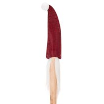 Artikel Weihnachtswichtel Deko-Stecker Filz, 58 cm, Rot-Weiss, 6er Set
