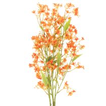Artikel Kunstblume Orchideenzweig 110cm Orange Set aus 3 Stück für Dekoration