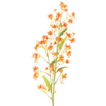 Artikel Kunstblume Orchideenzweig 110cm Orange Set aus 3 Stück für Dekoration