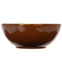 Artikel Keramik Servierschüssel Kiwi-Design 15cm Grün Braun