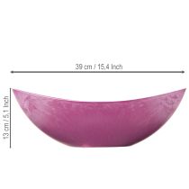 Artikel Plastikschale Pink 39cm x 13cm H13cm für florale Dekorationen