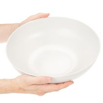 Artikel Runde Dekoschale Kunststoff 30 cm Hellgrau