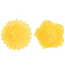 Artikel Keramik Blumenschale 13cm Gelbe Blütenschale 2 Stück Wohnungsgestaltung