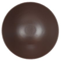 Artikel Pflanzschale auf Fuss aus Metall 25 cm in Braun