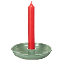 Artikel Kerzenständer Metall Grün für Tafelkerzen 13 cm