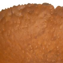 Artikel Metallschale rund Rostoptik strukturierte Oberfläche 20 cm