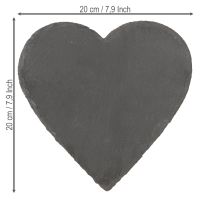 Artikel Schieferplatte Deko Herz Schiefer Schieferherz 20cm 1 St