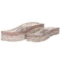 Artikel Pflanzschale länglich Weide mit Folie 45 cm natur 1 Set