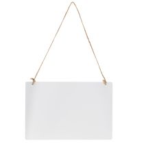 Artikel Metallschilder zum Hängen 21x14 cm mit Weihnachtsmotiven 2er-Set