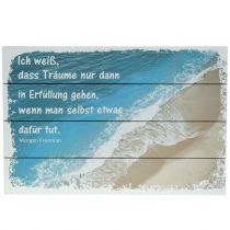 Artikel Schild mit motivierendem Zitat für Wanddekoration und Inspiration