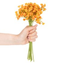 Artikel Künstliches Schleierkraut orange Kunststoffzweige 30 cm 10 Stück