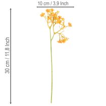Artikel Künstliches Schleierkraut orange Kunststoffzweige 30 cm 10 Stück