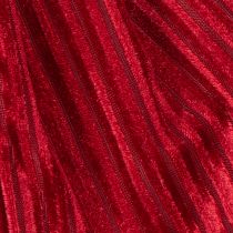 Artikel Samtschleifen Rot und Burgunderrot 24 cm Set mit Aufhängung