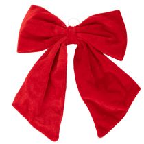 Artikel Rote Stoffschleifen 28 cm für Weihnachtsdekoration, 3 Stück