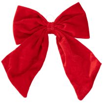 Artikel Rote Stoffschleifen 28 cm für Weihnachtsdekoration, 3 Stück