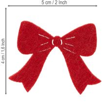 Artikel Dekoschleifen Holz Rot Weiss Bordeaux 5cm 48er Set