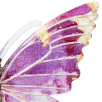 Artikel Metall Schmetterling Anhänger 8cm 5er Set in Pastellfarben – Dekorationsidee für Innenräume