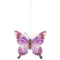 Artikel Metall Schmetterling Anhänger 8cm 5er Set in Pastellfarben – Dekorationsidee für Innenräume