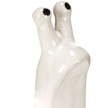 Artikel Keramik Dekofigur Schnecke 16 cm grün-weiss