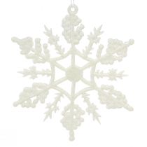 Artikel Schneeflocken Deko Weiß Glitzer Eiskristalle 10cm 12 St