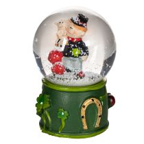 Artikel Schneekugel Set mit Schornsteinfeger Figur 4cm 3 Stück