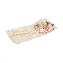 Artikel Schneemann Deko Stecker Blumenstecker Holz Natur 5cm 9St