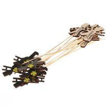 Artikel Schornsteinfeger Glücksbringer Silvesterdeko für Tisch und Pflanzen