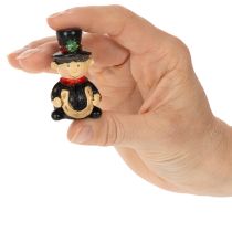 Artikel Schornsteinfeger-Figuren aus Polyresin 5 cm 6er-Set Schwarz-Rot-Grün