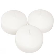 Artikel Schwimmkerzen Weiß 4,5cm  28 St