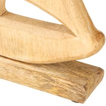 Artikel Segelboot Holz auf Sockel Natur Tischdeko Maritim H42cm