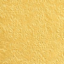 Artikel Servietten Weihnachten Gold Geprägt Muster 33x33cm 15St