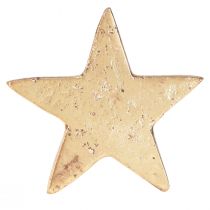 Artikel Serviettenringe Stern Gold Antik Optik Metall 6,5cm Ø4cm 4 St