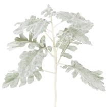 Artikel Künstlicher Senecio Zweig Kunststoff Greiskraut 45cm im 3er-Set