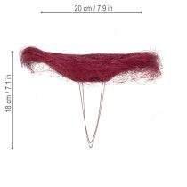 Artikel Straußmanschette florales Zubehör für kreative Blumenkreationen 20cm 8St