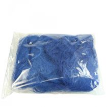 Artikel Sisal-Watte Blau, Naturfasern 300g, Geschenkverpackung, Polsterung, Dekoration