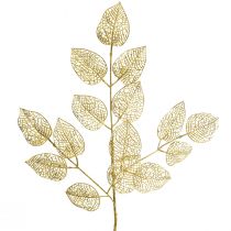 Artikel Skelettblätter Künstlich Willowblätter Gold Zweig Deko 63cm
