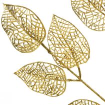 Artikel Skelettblätter Künstlich Willowblätter Gold Zweig Deko 63cm