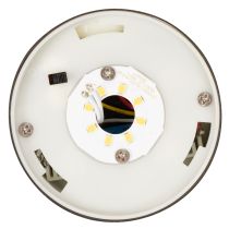 Artikel Solarleuchte aus Edelstahl mit Bewegungsmelder 34 cm, Schwarz