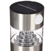 Artikel Solarleuchte aus Edelstahl mit Erdspiess und LED-Beleuchtung 34 cm für den Aussenbereich