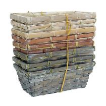 Artikel Spankorbsatz Weiß, Grau, Braun 8 St. 20cm x 11cm