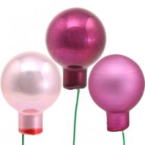 Artikel Mini Weihnachtskugeln Rosa Glas Ø2cm 140 Stück