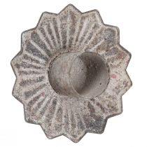 Artikel Spitzkerzenhalter zum Stecken Antik Grau 7×8,5cm 4 St