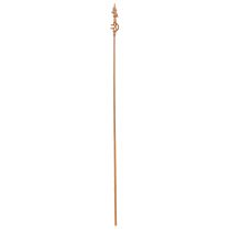 Artikel Gartenstab aus Metall mit Rosteffekt, 115 cm, dekorative Rankhilfe für Kletterpflanzen