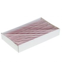 Artikel Stabkerzen durchgefärbt Altrosa 34mm x 240mm 4 St