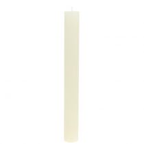 Artikel Stabkerzen durchgefärbt Creme 34mm x 300mm 4 St