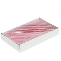 Artikel Stabkerzen durchgefärbt Rosa 34mm x 240mm 4 St