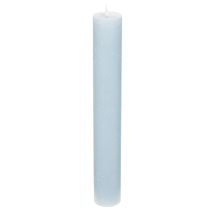 Artikel Stabkerzen aus Wachs hellblau 34x240mm 4er-Set für Innenbereiche